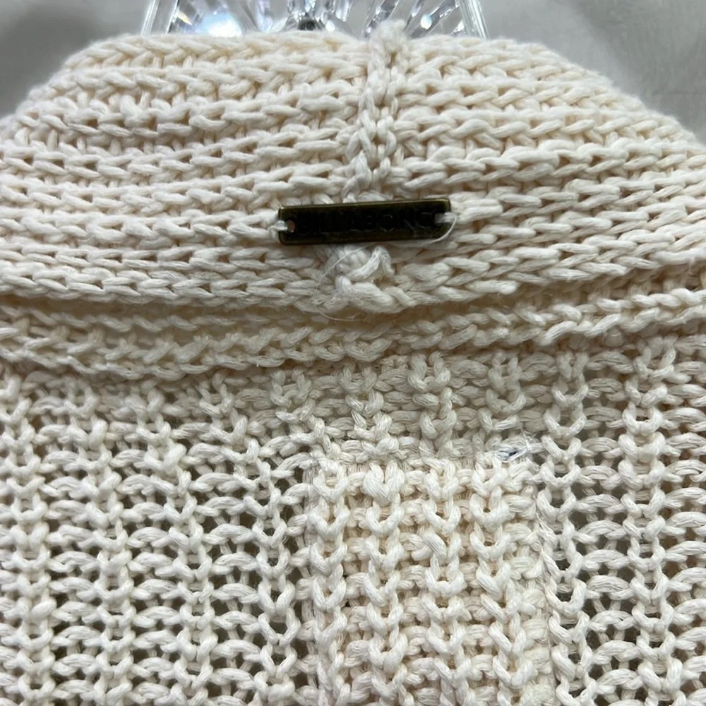 Billabong tie front knit Cardigan in cream - Picture 5 of 5